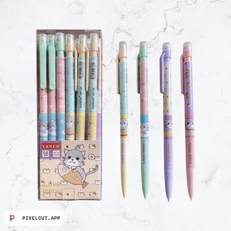 

(12 PC) PENSIL MEKANIKMM MERK VANCO GAMBAR KELINCI BERUANG