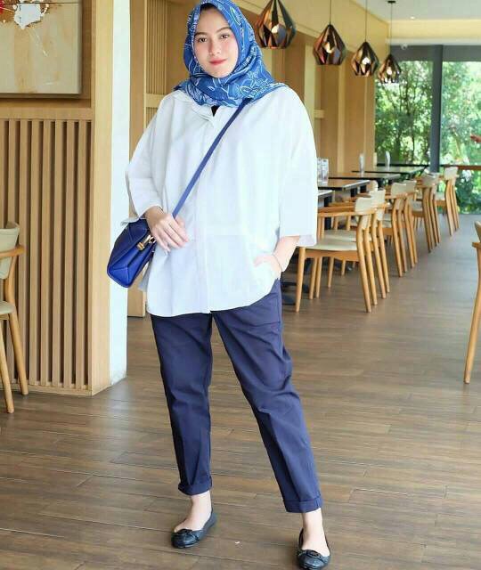 HAREM PANTS BASIC COTTON STRECH PANTS CELANA BAGGY KATUN ALIA PANTS CASUAL PANTS TERMURAH