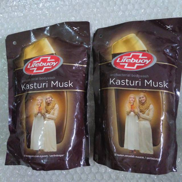 Lifebuoy kasturi musk 450ml body wash antibakteri