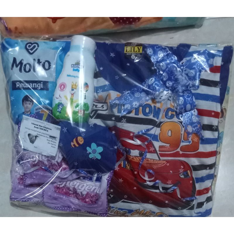 Parcel Paket Sambang Bayi COWOK Harga Murah Terjangkau 40K