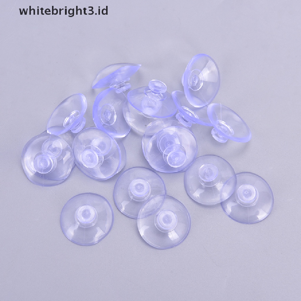 (whitebright3.id) 20pcs / Lot Cup Vakum Bentuk Kepala Jamur 20mm Untuk Kamar Mandi