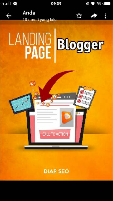 Landing page blogger