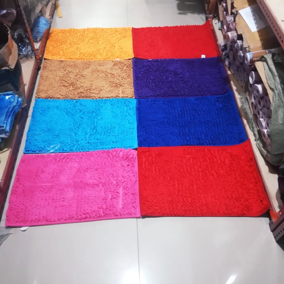 BAB Keset Cendol Microfiber Doormat Anti Slip Warna Doff / alas kaki anti slip / keset kaki cendo