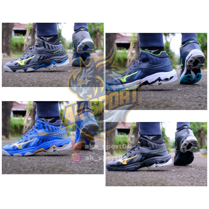 ⭐⭐⭐Sepatu Voli Wlz 4 Mid Super Premium