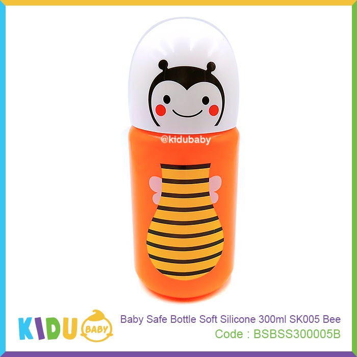 Baby Safe Botol Minum Anak Bottle Soft Silicone 300ml SK005 Kidu Baby