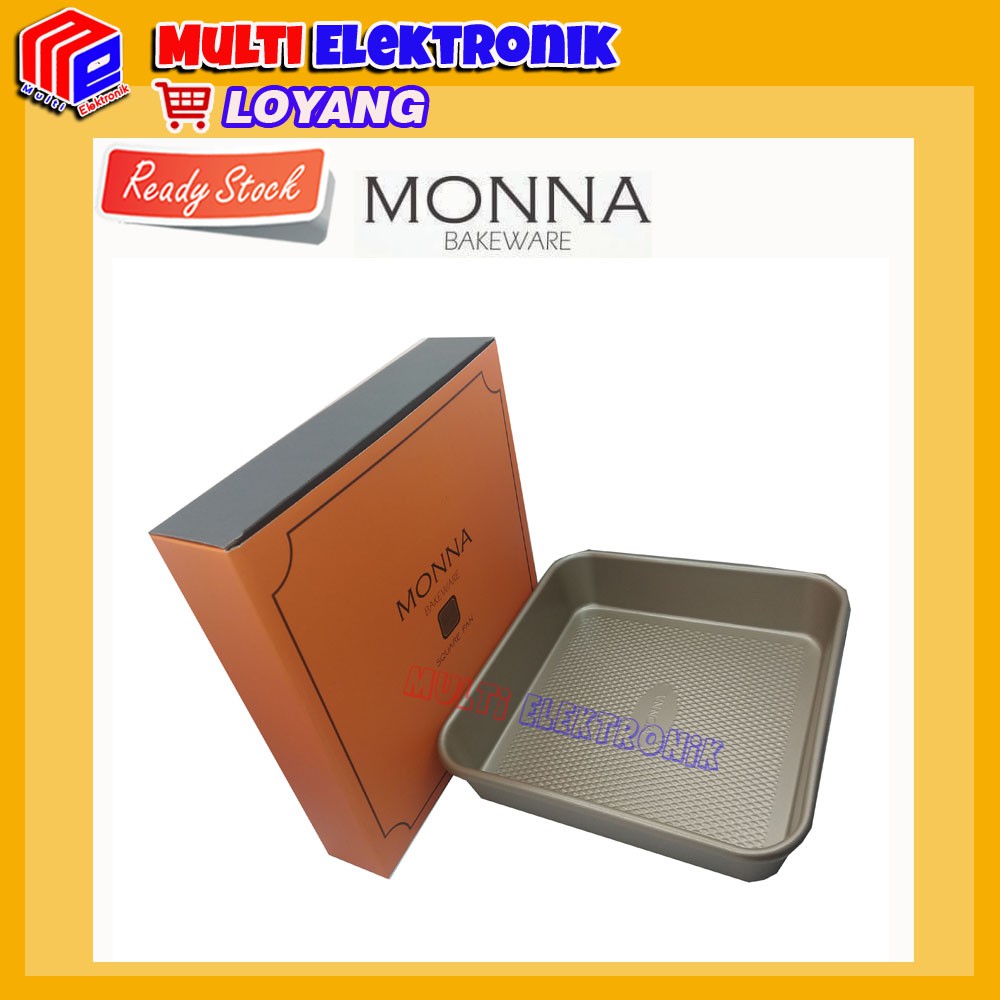 Loyang Square Pan Monna Bakeware - Loyang, Cetakan Kue