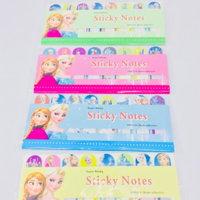 

Sticky Notes Frozen/Sticky Note/Pembatas Buku/Memo Montana Karakter