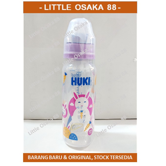 Botol Susu Bayi HUKI Orthodontik Slim Neck BPA Free 240 ml