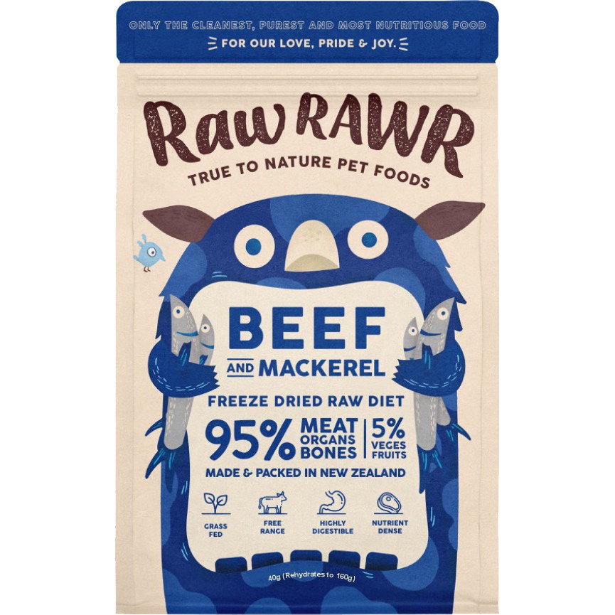 

RAW RAWR FREEZE DRIED DIET 40 Gr- TROOPERS