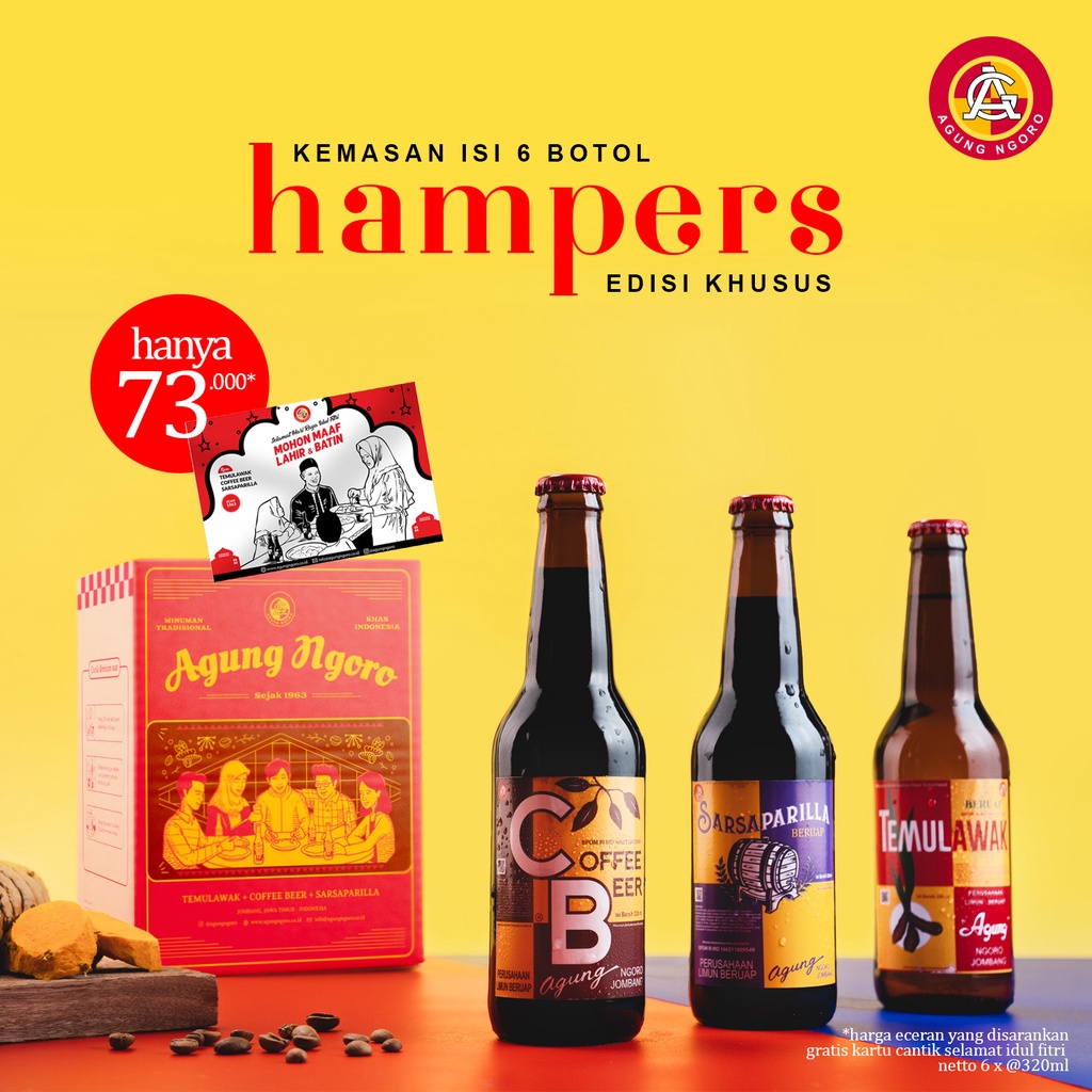 

Agung Ngoro Hampers Limun Tradisional Isi 6 Botol Oleh Oleh Gift Idul Fitri Murah Meriah Dan Berkesan HALAL BPOM