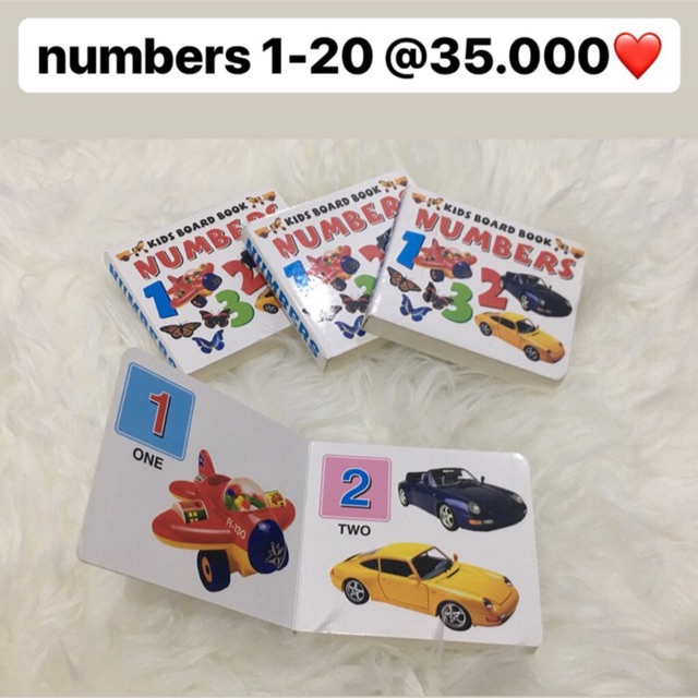 BUKU ANAK NUMBERS BOOK 123