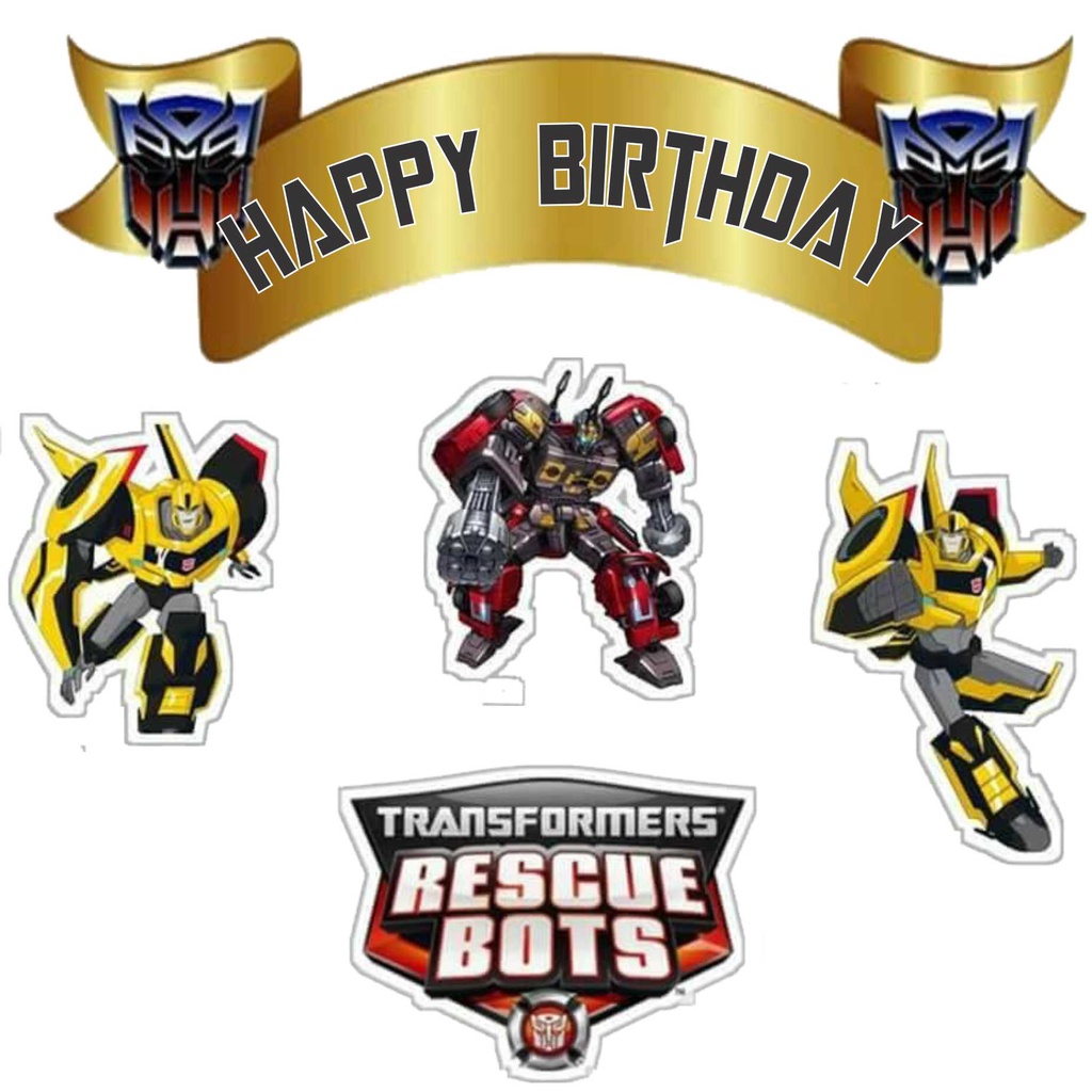 

TOPPER CAKE ULANG TAHUN / HIASAN KUE TRANSFORMER