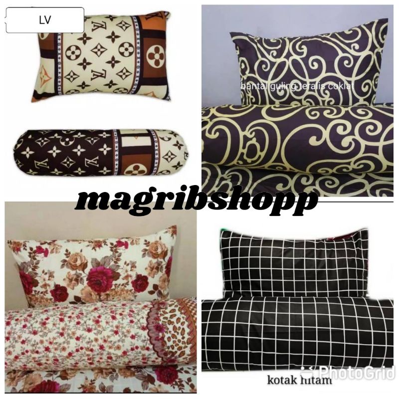 sarung bantal set ukran 45x60/32x90