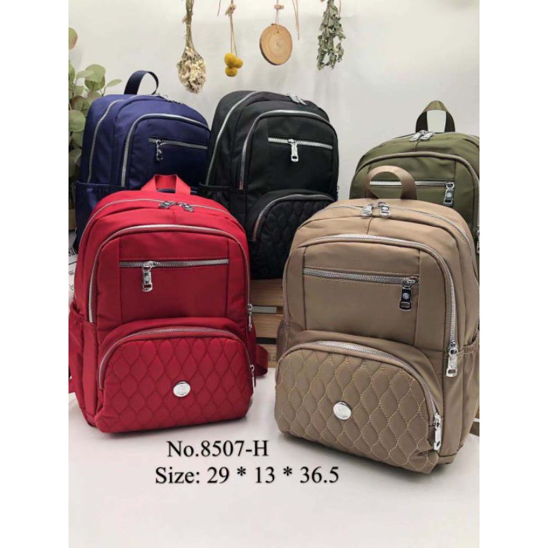 Tas Ransel Laptop  ORI Ernes Angeline/tas EA 8507 + Dustbag