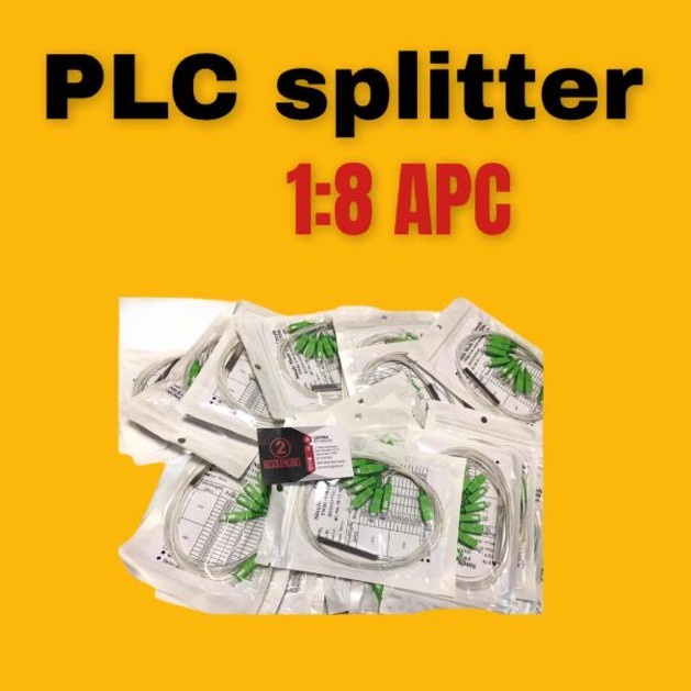 PLC pasif splitter 1:8 UPC passive plc spliter 1x8 upc fiber optik fo