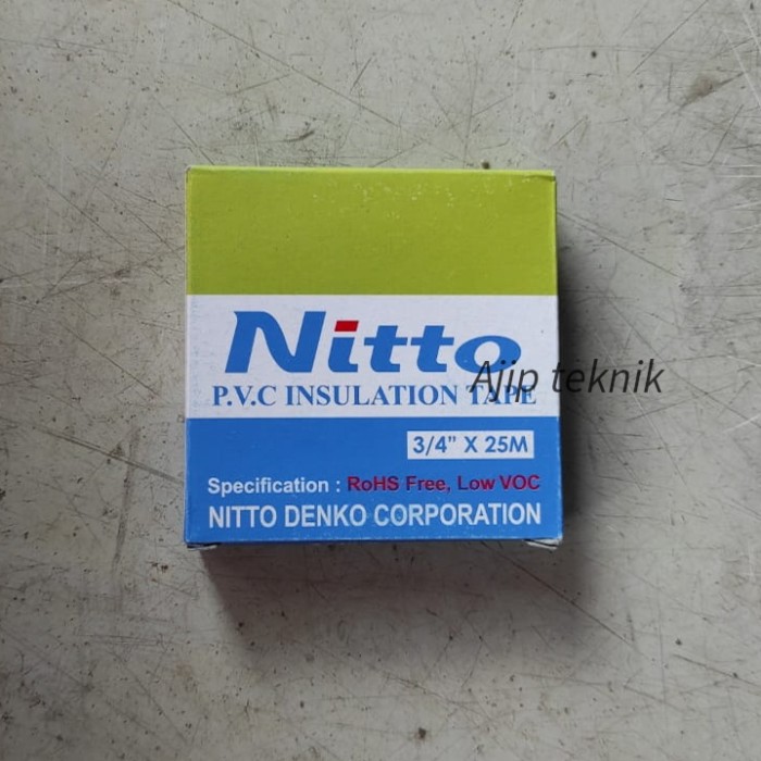 Nitto isolasi listrik hitam isolasi kabel