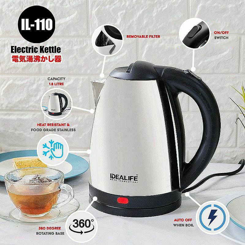 Idealife Teko Listrik Idealife Elektric kettle Idealife 1,8 Liter IL 110