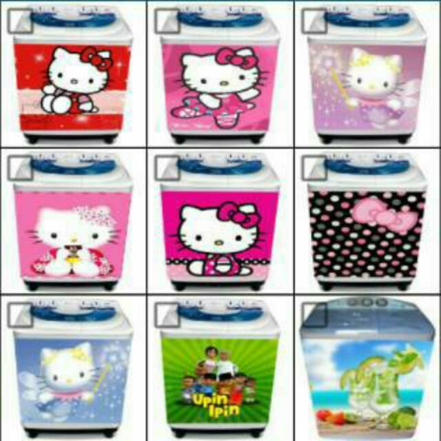 Stiker mesin cuci 1 tabung. Murah.fullboody
