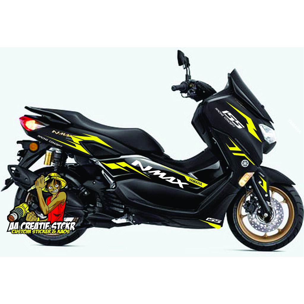 Cutting Sticker Yamaha Nmax 2020 Custom 02 Shopee Indonesia