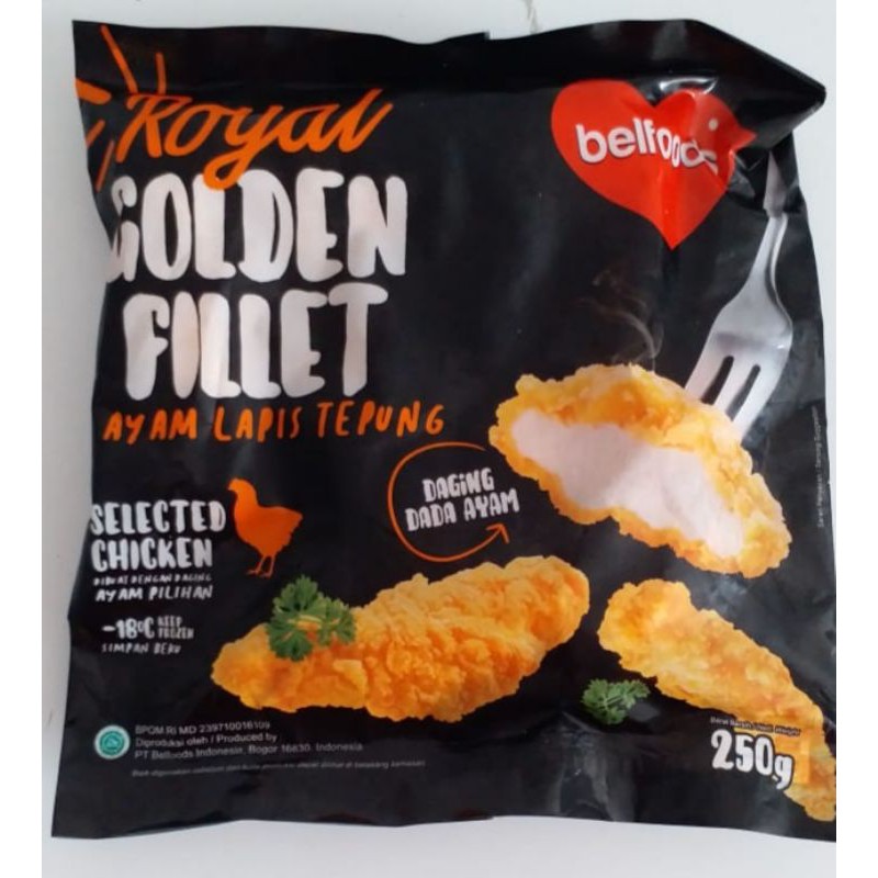 

Belfoods Royal Chicken Golden Fillet 250gr.