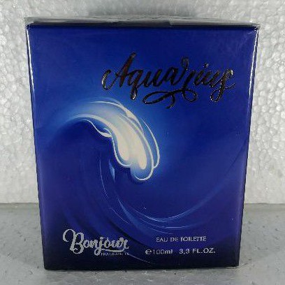 Parfum OriginaL Bonjour Aquarius EDT 100 ml Pour Homme Murah