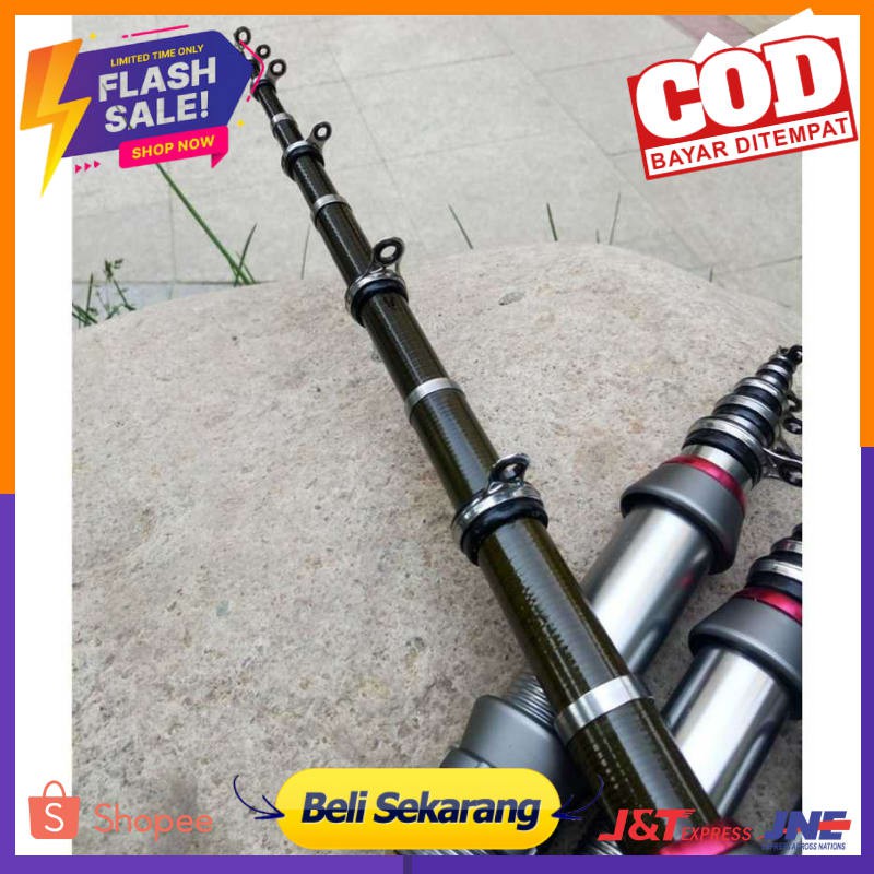 Goture Joran Pancing Carbon Fiber Mini Pocket Fishing Rod - DK3000