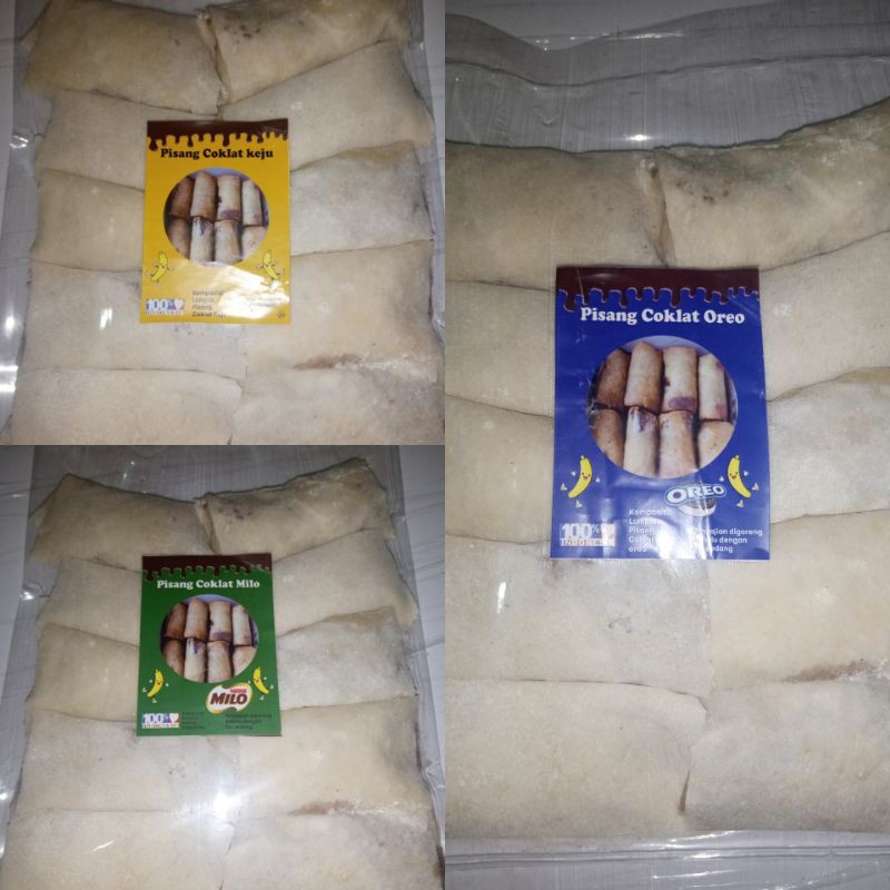 

pisang coklat keju isi 10