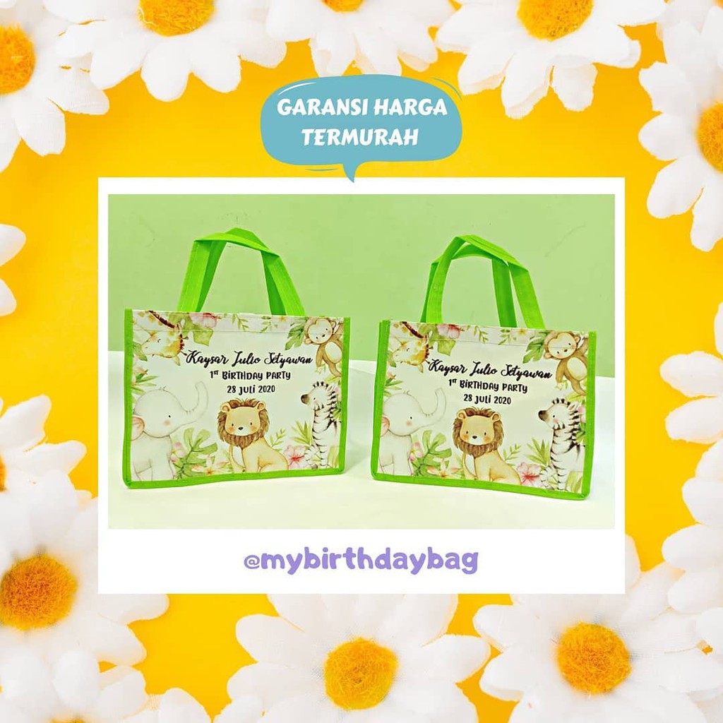 

Tas Mika Animal Cute Lucu / Tas ultah lucu / tas souvenir murah / goodie bag murah Souvernir