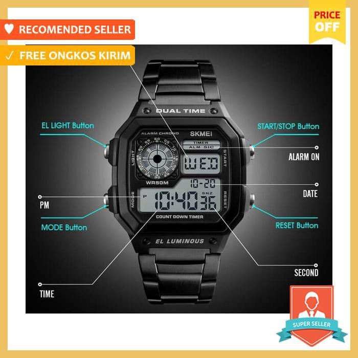 Skmei Jam Tangan Digital Pria 1335