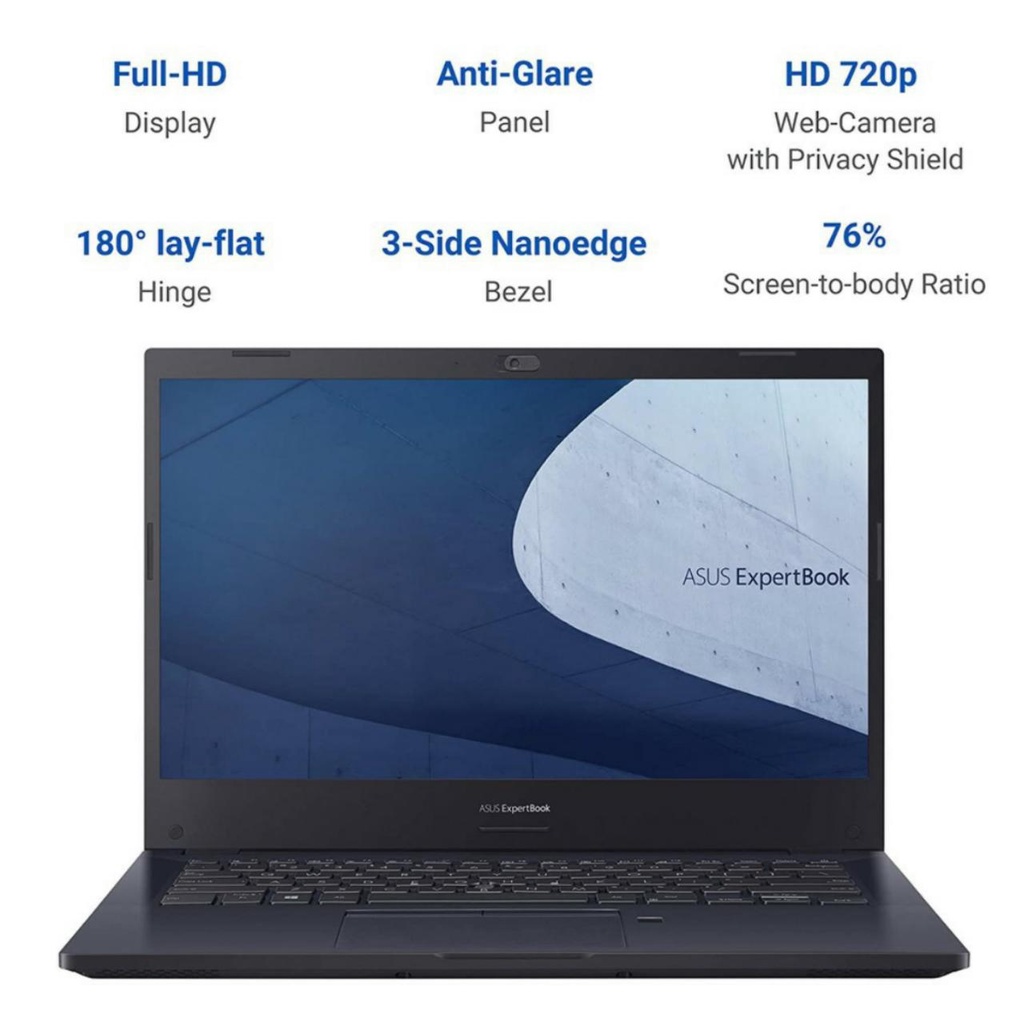 ASUS P2451FA EK3420T - i3 10110U 8GB/256GB SSD WIN 10 14" - BLACK