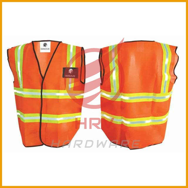 Rompi Kombinasi Polyester HIJAU Double Scotlite Polyster Safety Vest Polister