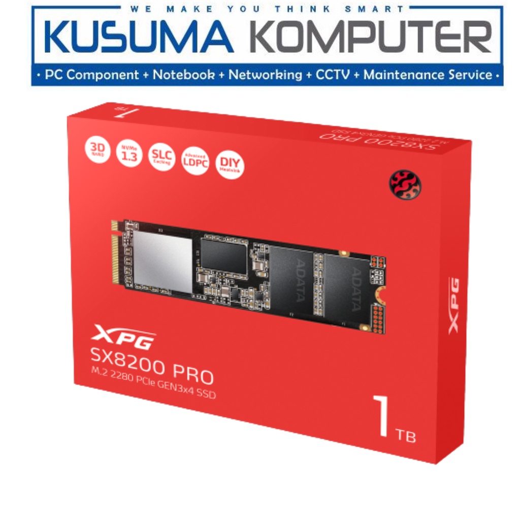 Adata XPG SX8200 Pro 1TB M.2 NVMe Gen3x4 PCIe 2280