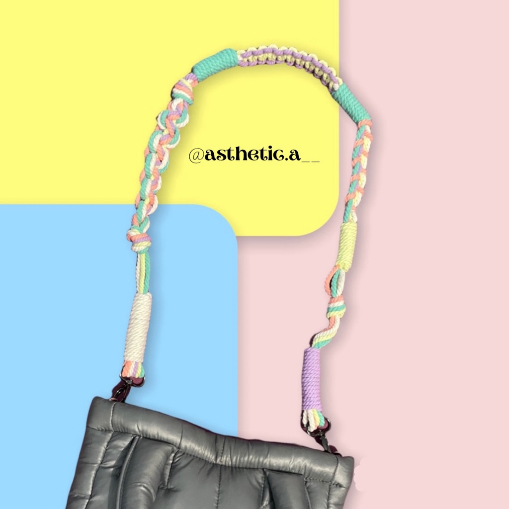 (READY)Macrame Strap Bag