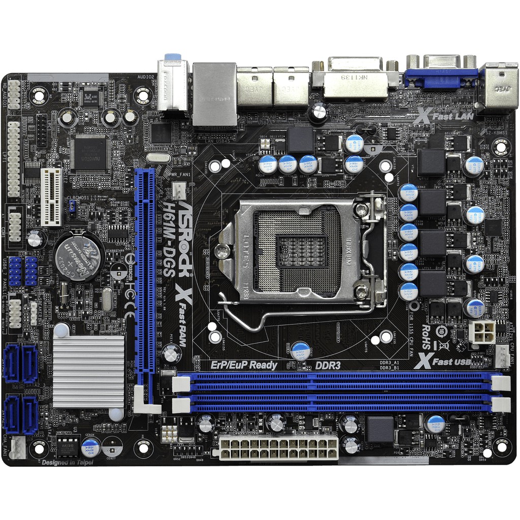 Motherboard H61 - 1155 - ASROCK H61