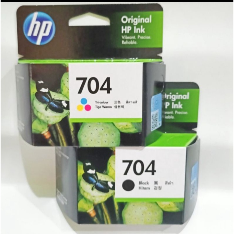 Tinta Printer HP 704 Cartridge Original. Black. Color ready