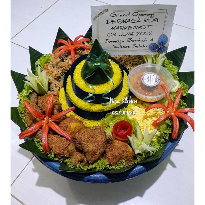 

Tumpeng nasi kuning porsi 5,10,15,dst