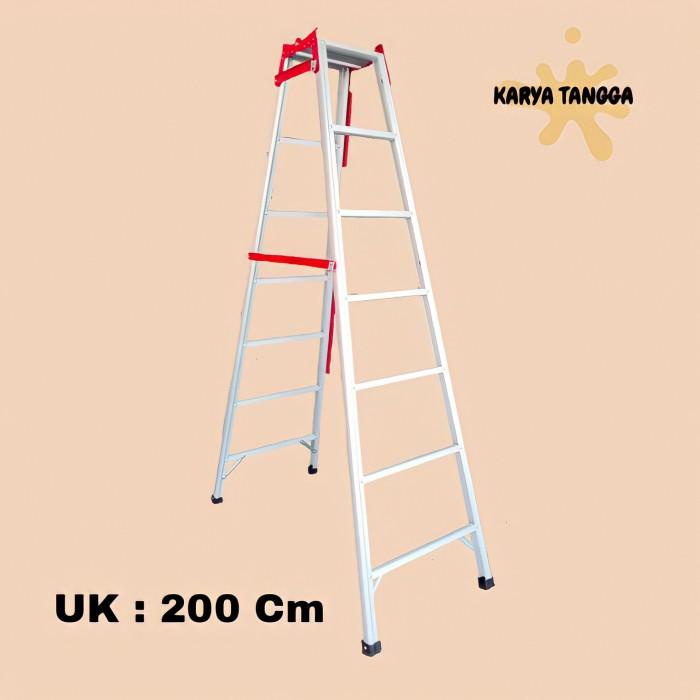 Tangga Tangga Lipat Aluminium 2 M/ 200 Cm