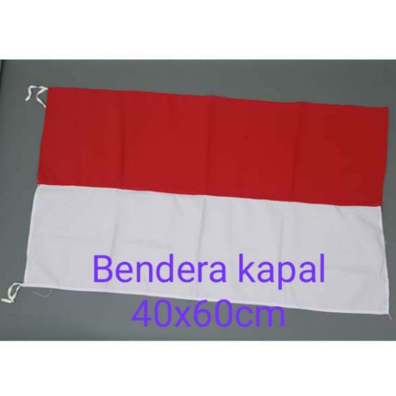 Bendera Kapal ukuran 40 x 60 cm satuan