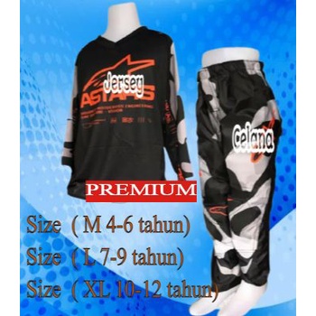 JERSEY TRAIL ADVENTURE PREMIUM PAKET BAJU TRAIL ANAK CROSS ANAK SATU SET SETELAN TRAIL JERSEY SET TR
