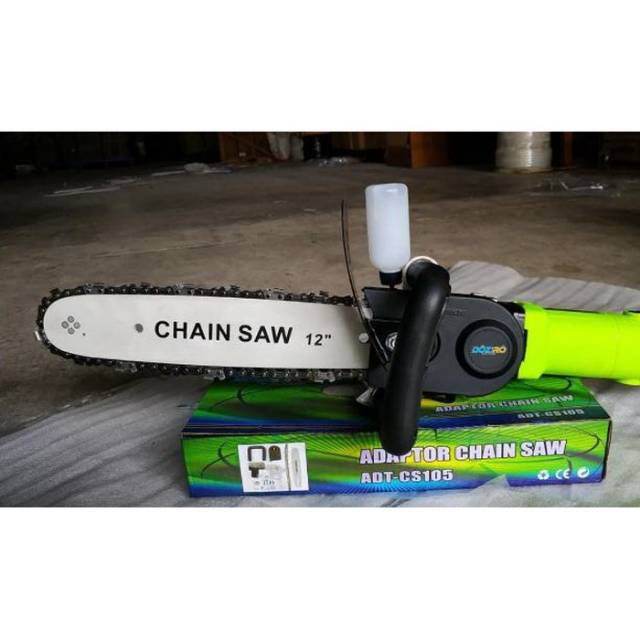 Chainsaw adapter doziro mesin gergaji pohon 12 inch