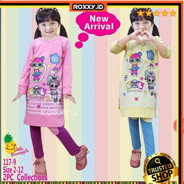 Set tunik baju anak import kuning pink
Aplikasi LED bisa Menyala