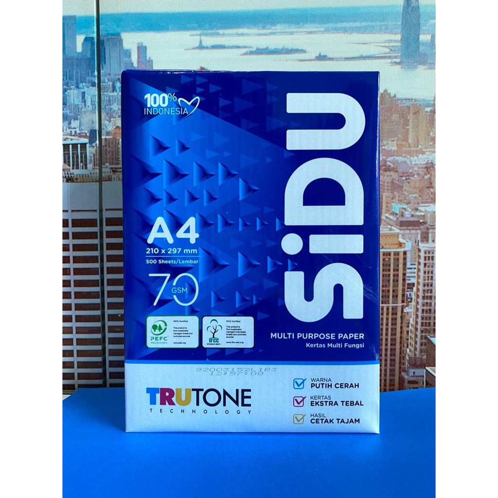 

KERTAS HVS PUTIH A4 70 GSM - SIDU