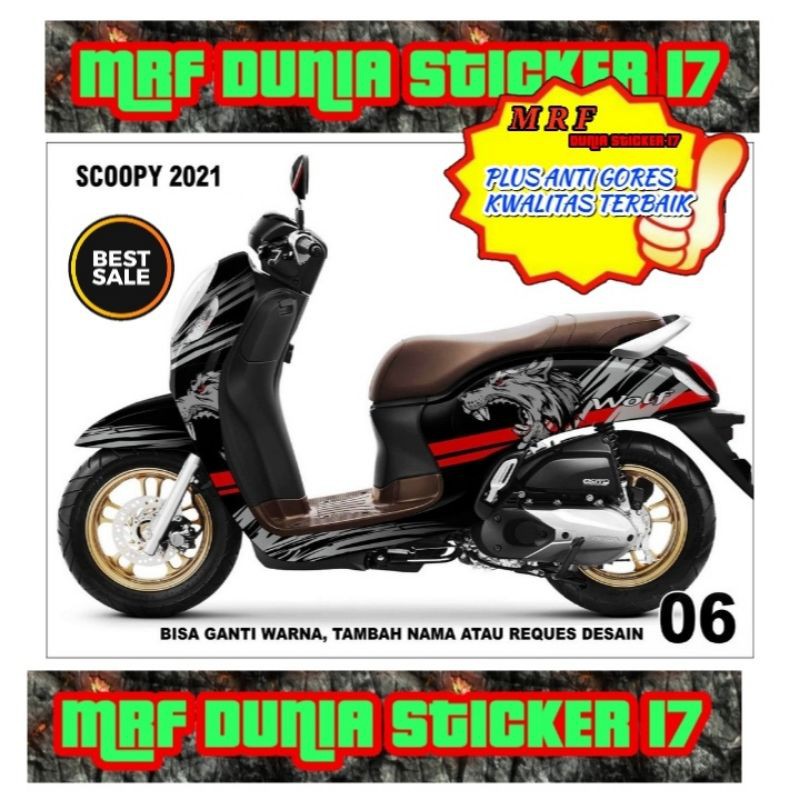 Sticker decal Scoopy 2021 Full Body Sticker Scoopy 2021 Full body Sticker Scoopy 2021 Full body 06