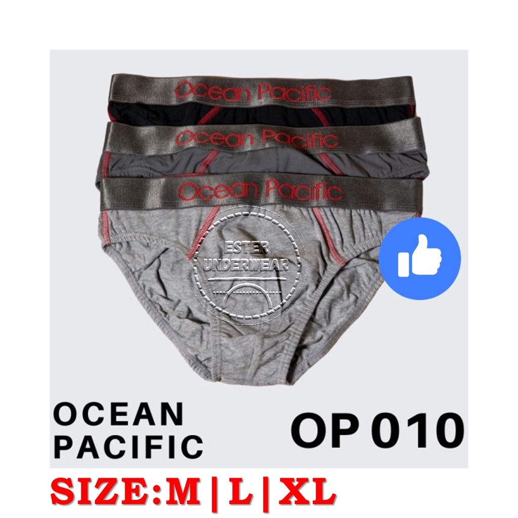 Celana Dalam Pria  OCEAN PACIFIC OP 010 ISI 3 PCS