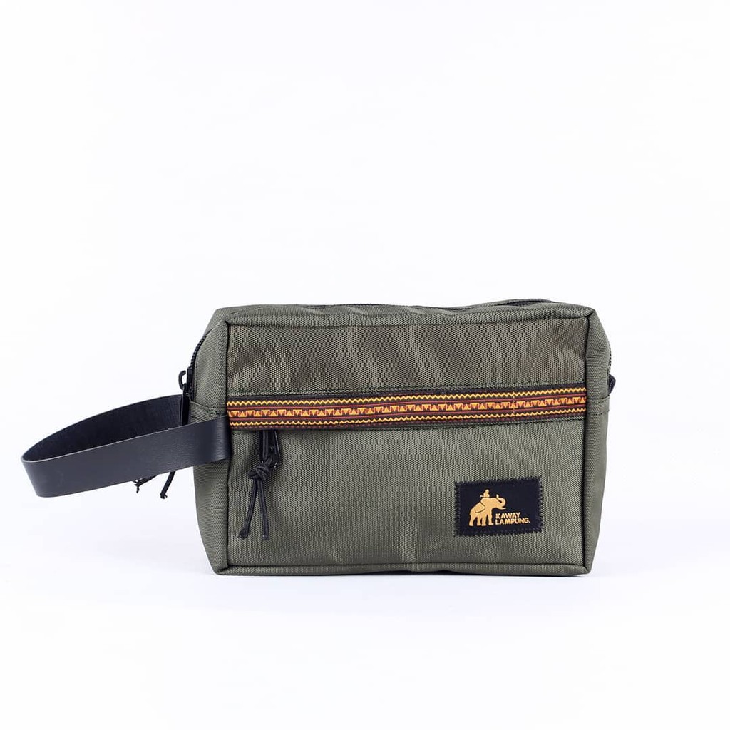 HAND BAG/CLUTCH TAPIS PRIA WANITA - KAWAY MINO ARMY