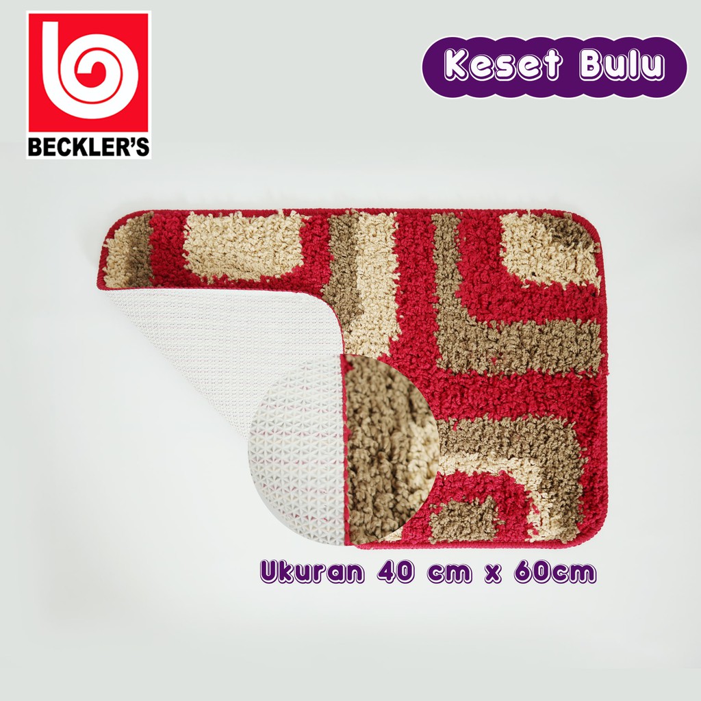 KESET RUMAH ANTISLIP BULU HALUS  / KESET KAMAR MANDI PREMIUM UK 40X60CM