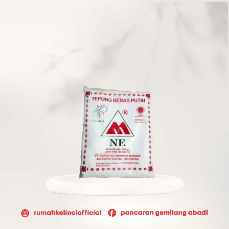 

Tepung Beras Putih Merk NE 500gr