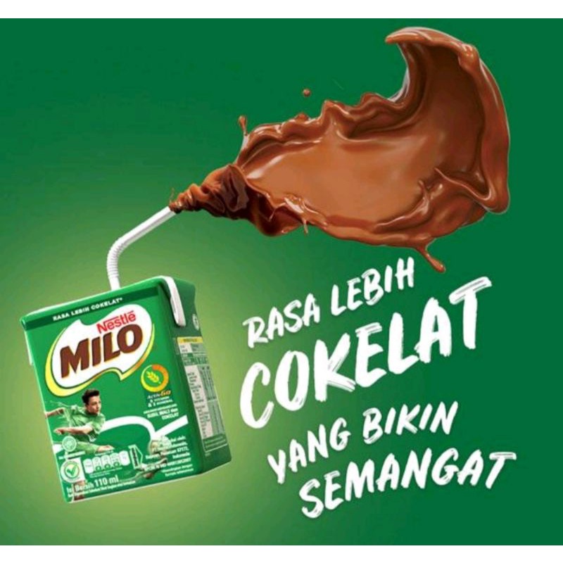 MILO UHT  110ml &amp; 180ml (1DUS isi 36pc)