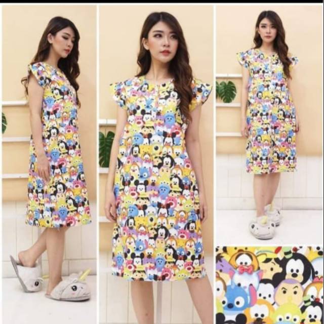 DASTER KARAKTER LUCU/BAJU TIDUR/DASTER REMAJA/DASTER KEKINIAN