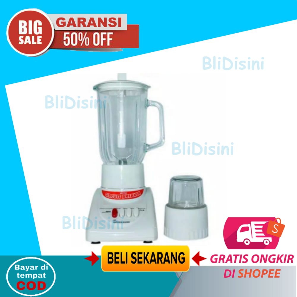 Alat Pembuat Jus Blender 2 In 1 Happy Call 6 Mata Pisau Hemat Listrik Multifungsi
